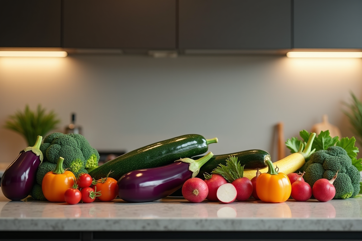 légumes variés